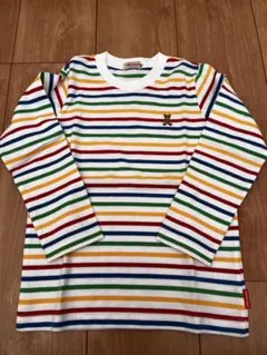 カラフルストライプ 長袖カットソー