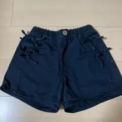 BREEZE 紺デニム　ハーフパンツ（ウエストゴム）