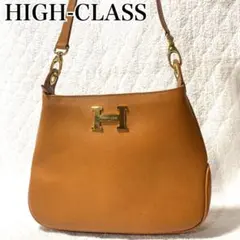 h*1様 Henry high class ショルダーバッグ Henry HIGH CLASS レザー Hロゴ ワンショルダーバッグ ブラック - メルカリ
