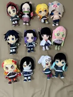 鬼滅の刃ぬいぐるみ、12点