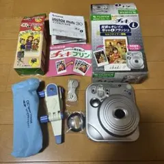 【箱・説明書付】FUJIFILM instax mini 30 チェキiシルバー