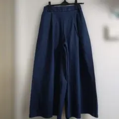 Sサイズ 　　デニムワイドパンツ
