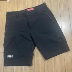 【美品XL】HELLY HANSEN ヘリーハンセンハーフパンツメンズブラックのサムネイル