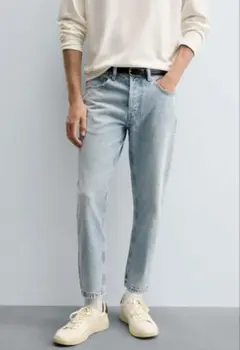 ZARA ザラ スリムフィットクロップドジーンズ デニム/38/30☆新品 