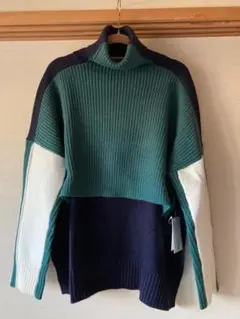 Lallia Mu ニット ★ ラリアムー 配色ニット ２WAY