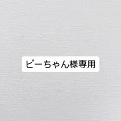 ピーちゃん様専用