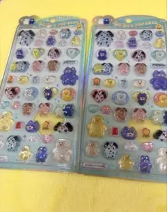 正規品　mojojojo モジョジョジョ　うるちゅるポップシール　2枚セット