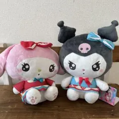 ゆるかわ　サンリオキャラクターズ　Ｌぬいぐるみ　クロミ・マイメロディ