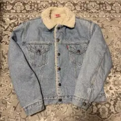 90s Levi's デニムジャケット ボア　シェルパ　USA製