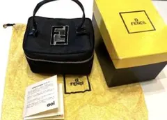 フェンディ☆バニティ アクセサリーポーチ ミニバッグ ハンドバッグ ズッカ