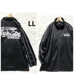 FOGATY HOUSE トラックジャケット ジャージ上 ブラック 刺繍 LL