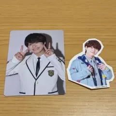 大橋和也　なにわ男子　トレカ　シール　HARD WORK ファミクラストア盤