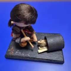 ミニチュア わらべ 置物 昭和レトロ 民芸品　土佐のサムネイル