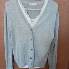 特価品！PLST グレー カーディガン &インナー付き！お値下げしました！