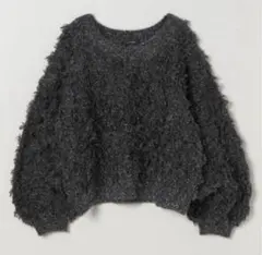 JEANASIS グレー フリース風 セーター