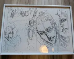 進撃の巨人展　入場特典ネーム　エルヴィン　リヴァイ　５枚セット