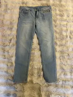 GU スリムフィットデニム 34