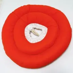 エリザベスカラー　子犬　子猫　ソフト　引っ掻き防止　Sサイズ　調整可能　オレンジ