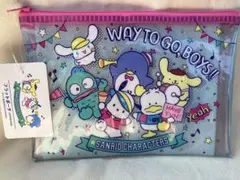 サンリオキャラクターズ　フラットポーチ　サンリオ　★★★★
