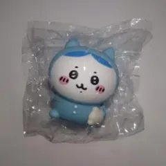 【新品未使用】ちいかわ　ソフビパペットマスコット　ハチワレ　パジャマ　指人形