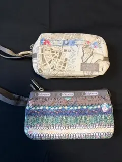 LeSportsac ポーチ ニューヨークデザイン、アリスデザインのセット