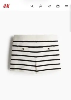 ニットミニショートパンツ　H &M