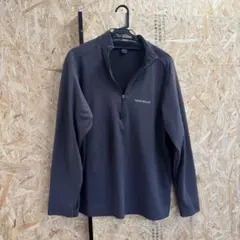 mont-bell ハーフジップ Tシャツ XL ダークグレー