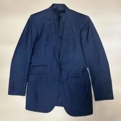 【美品】アルティジャナーレ ピークドラペル ジャケット ネイビー 44