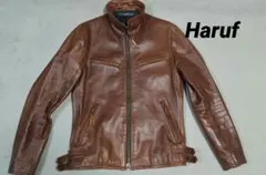 Haruf / ハルフレザー　ホースハイド　レザージャケット　ブラウン　Sのサムネイル