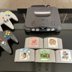 NINTENDO64 本体とゲームソフト５本セット