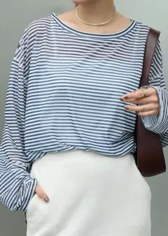 シアーボーダープルオーバー