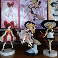 東方Projectプレミアムフィギュア3体