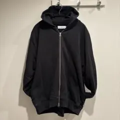 Graphpaper × LOOPWHEELER ダブルジップパーカー　ブラックのサムネイル