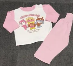 アンパンマン パジャマ 上下　 腹巻き付き ピンク 女の子　ドキンちゃん