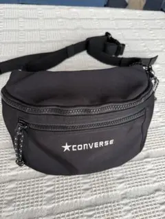 CONVERSE ボディバッグ ウエストポーチ ブラックのサムネイル