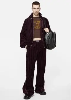 Acne Studios 25AW 襟レザー切替 ブルゾン ショート丈 タグ付き - メルカリ
