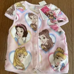 【新品】ディズニープリンセス フリーススリーパー 90cm スリーパー　防寒