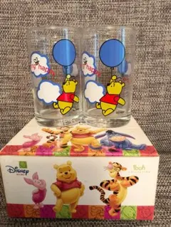 新品 くまのプーさん ペアコップ　グラス　ディズニー　2個セット
