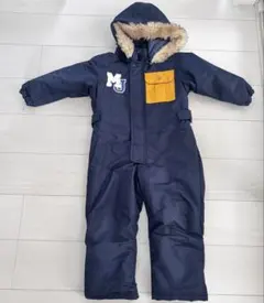 ムージョンジョン　スキーウェア　100cm ネイビー　防水　美品　雪遊び