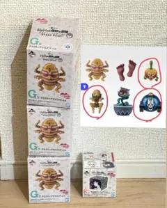 ジョジョ一番くじ　G賞マスコット3点　K賞ルービックキューブ
