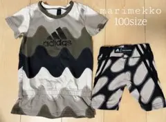 adidas marimekko 半袖 ワンピーススパッツセット100サイズのサムネイル