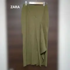 ZARA ロングリブスカート
