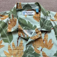 【美品】TORI RICHARD アロハシャツ バナナ柄 ボタニカル柄 Mのサムネイル
