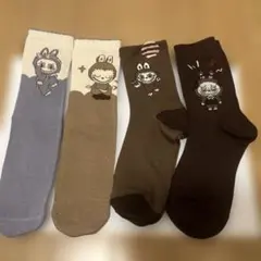 ラブブデザイン靴下2足セット