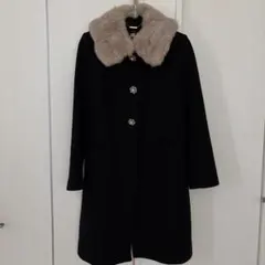 ジルスチュアート　コート（黒）