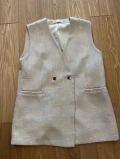 ナノユニバース　ツイードベスト　フリーサイズ