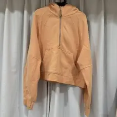 Lululemon ハーフジップパーカー M/L オレンジ ルルレモンのサムネイル