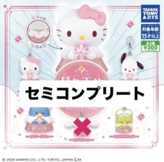 メルカリ市限定価格♡天然石 夜光石 サンリオ ラスト【コンプリート】サンリオ 星色天使チャーム キャンディピンク