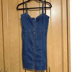 ZARA デニム ミニワンピース