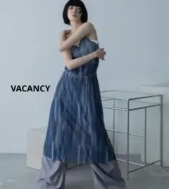 VACANCY ヴァカンシー ニュアンス柄シアーキャミワンピース